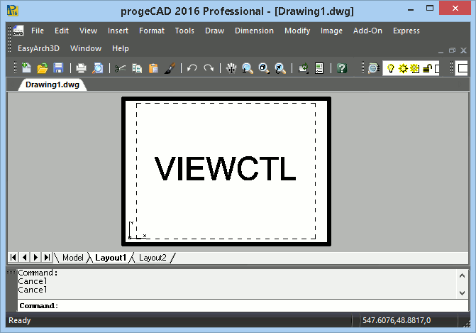 how to rotate drawing in viewport